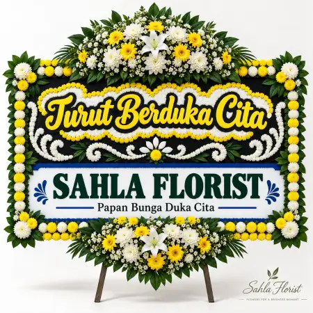 Papan Bunga Duka Muna Barat