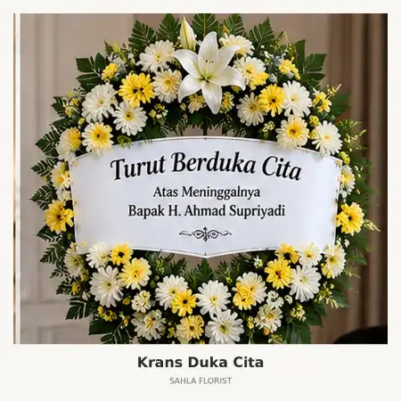 Krans Bunga Duka Muna Barat
